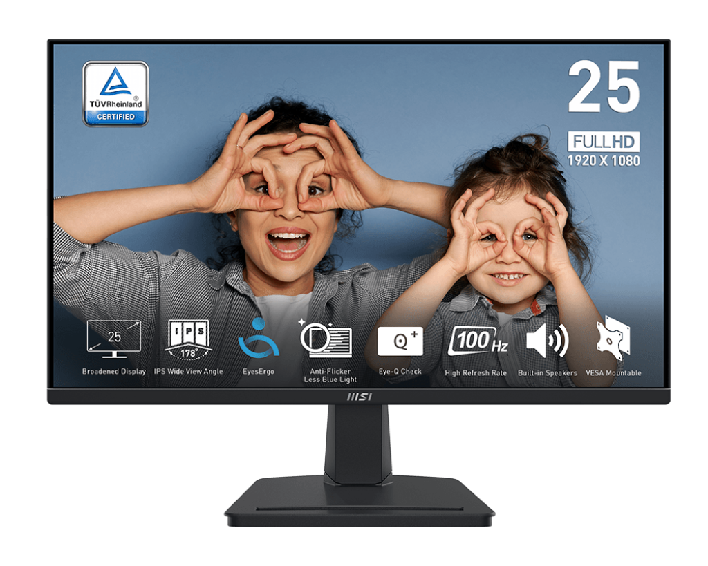 THE WORLD'S FIRST 24.5-INCH 100HZ EYESERGO BUSINESS MONITOR