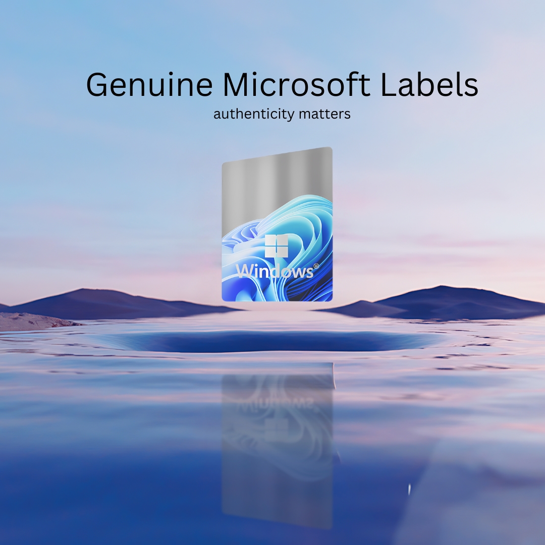 Genuine Microsoft Label