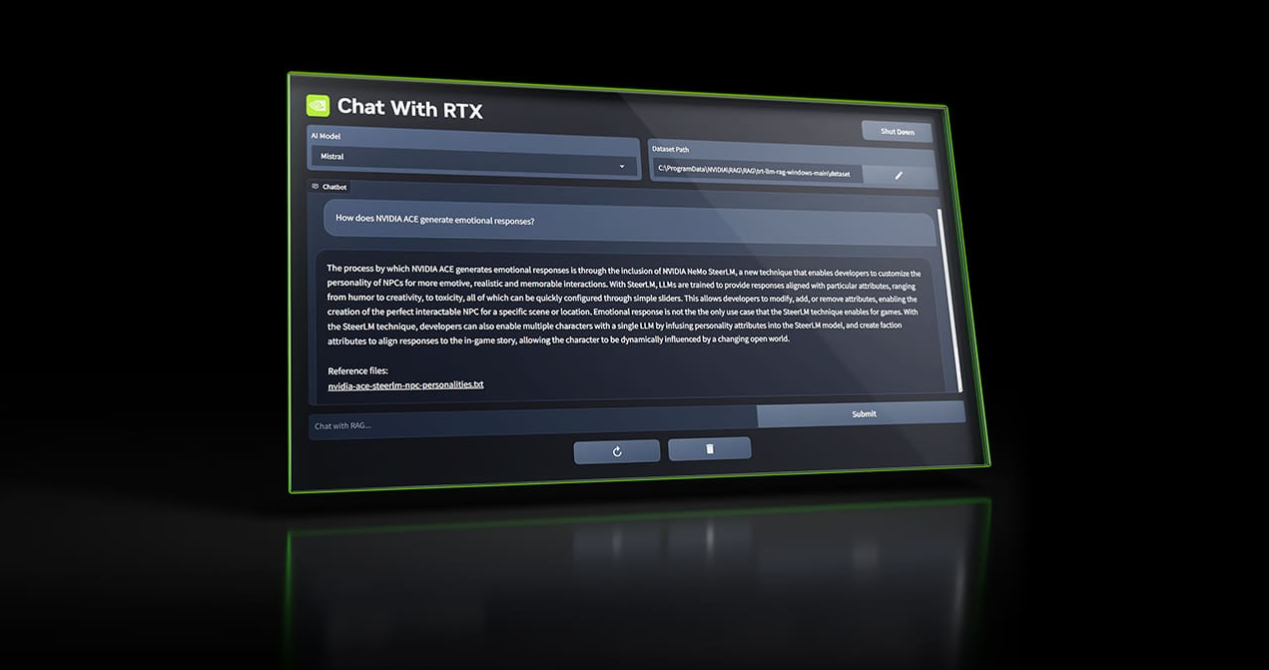 Katakan apa? Obrolan Dengan RTX Menghadirkan Chatbot Khusus ke PC AI NVIDIA RTX