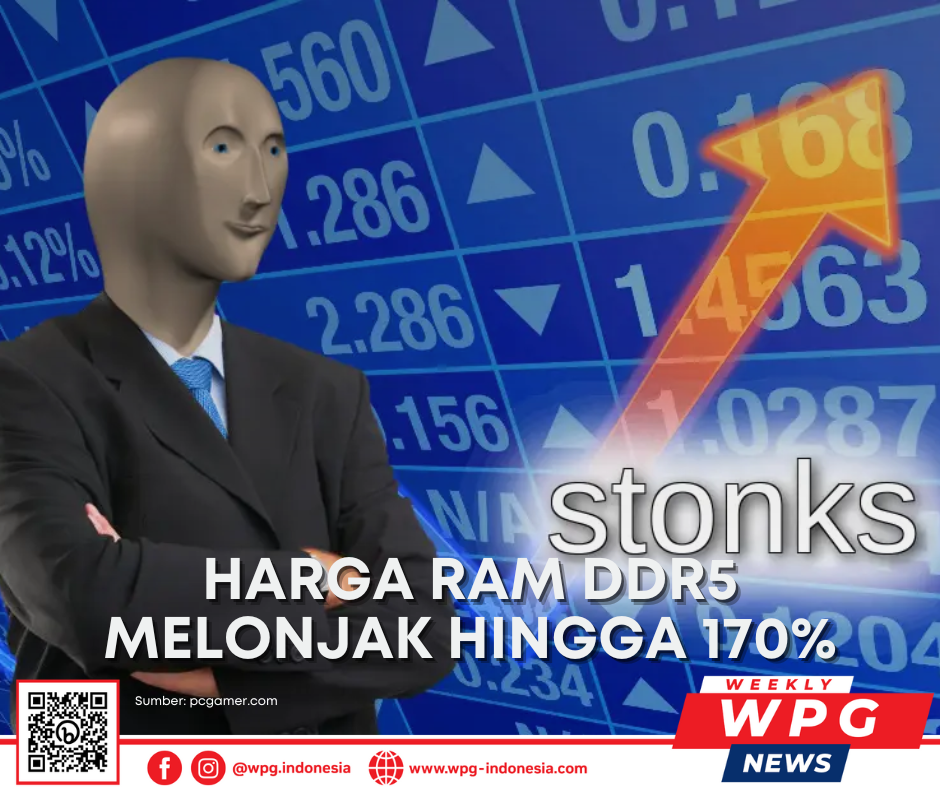 HARGA RAM MELONJAK HINGGA 170%