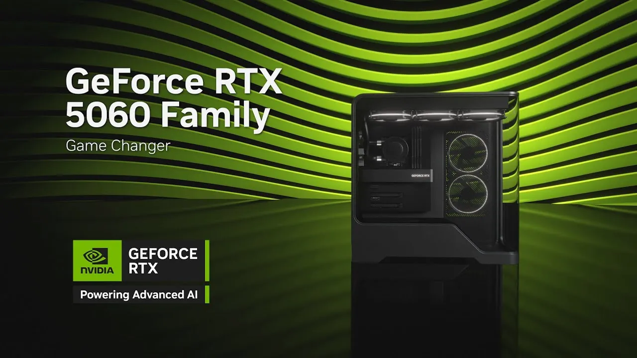 NVIDIA Perkenalkan Keluarga GPU GeForce RTX 5060 Berbasis Arsitektur Blackwell