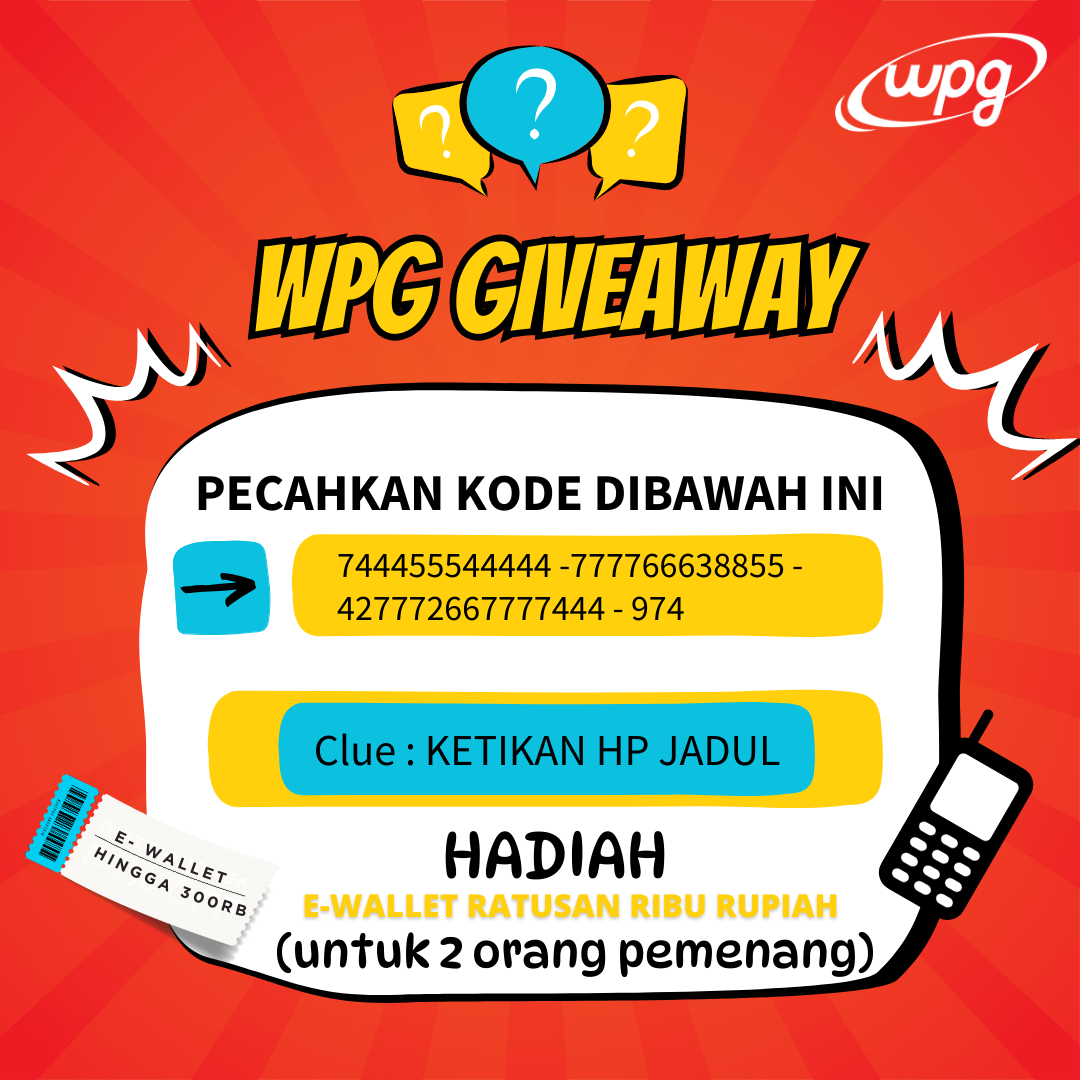 WPG Giveaway Nomor Telpon Jadul