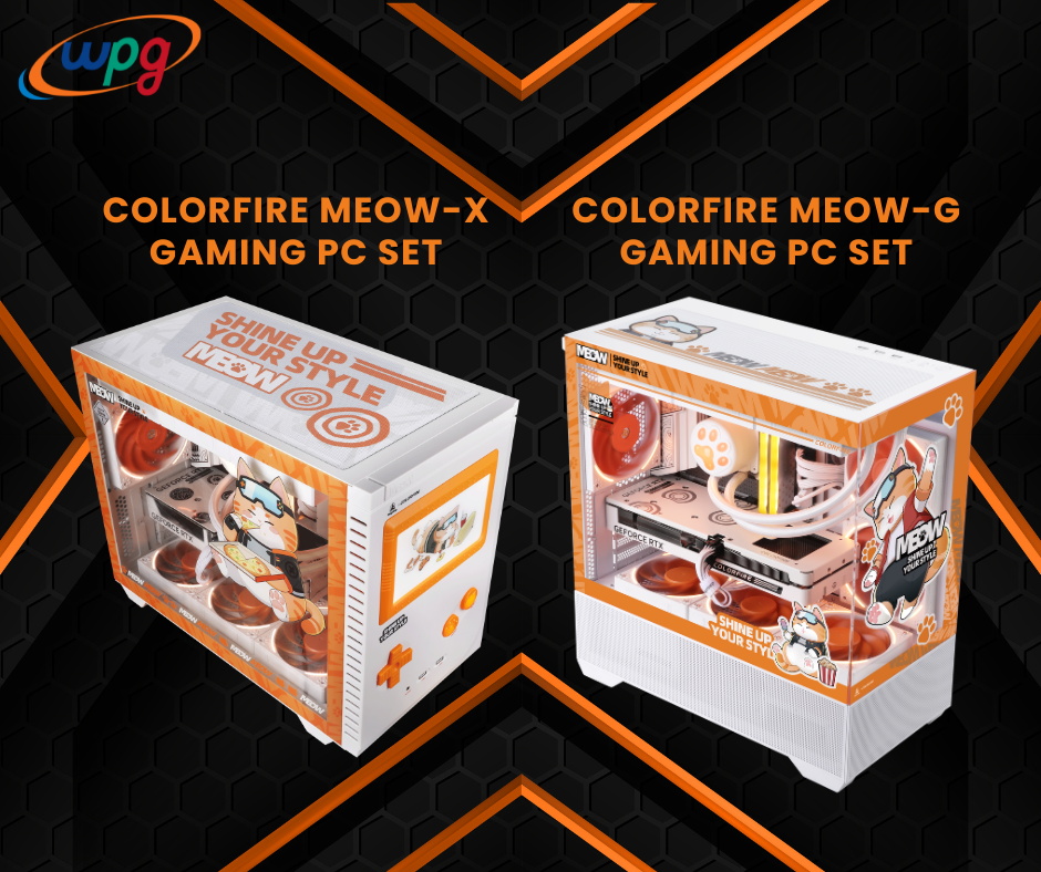 COLORFUL Perkenalkan MEOW-X & MEOW-G Gaming PC Set: Desain Imut, Performa Serius
