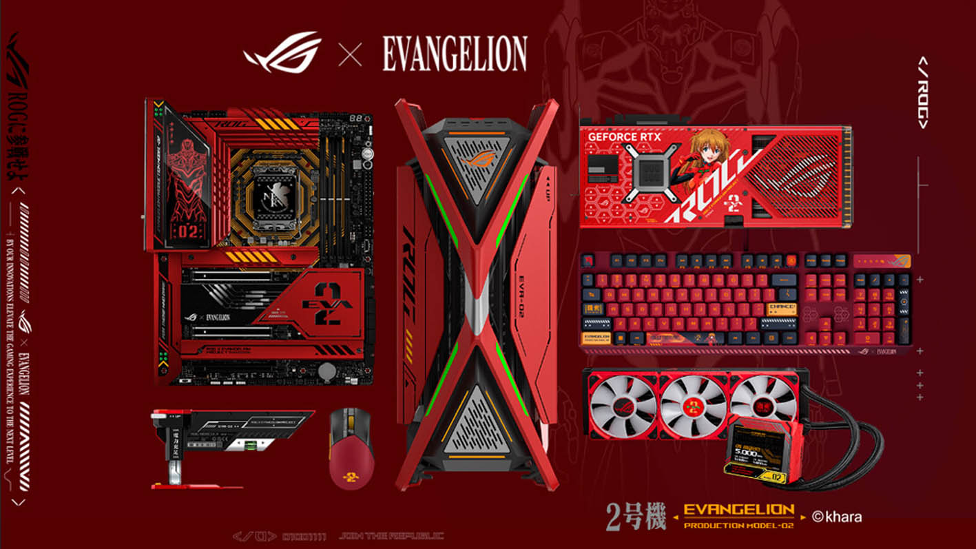 ASUS ROG Releases Maximus Z790 Hero EVA-02 Collaboration from the Legendary Anime Series Evangelion, Limited Edition