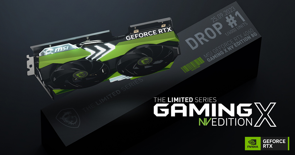 MSI Mengumumkan GeForce RTX™ GAMING X 8G NV EDITION, Keluaran Pertama dari “THE LIMITED SERIES”